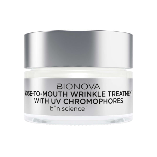 Nose-to-Mouth Wrinkle Treatment with UV Chromophores